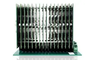 Figure5 Figure 5. 92 boards on similar backplanes with less than 10mm distance board to board.