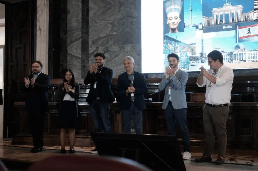 Therminic organizing committee clapping