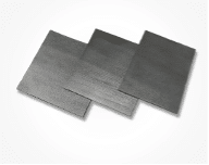 Three gray graphene thermal pads